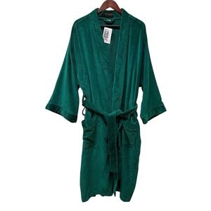 Vintage Retro Terry Cloth Robe Swim Unisex OS Cabana Boy Beach Pool NEW NOS